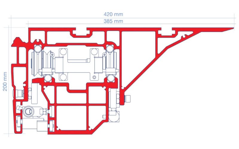 Formátovací pila s předřezem GRIGGIO QUADRA 400 standard