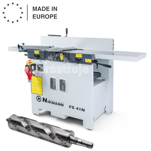 NIKMANN FS 32N SROVNÁVACÍ A TLOUŠŤKOVACÍ FRÉZKA  - SPIRÁLOVÝ VÁLEC (400V)