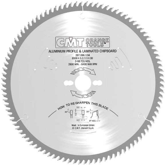 CMT SK pilový kotouč D200x2,8xd30 48TFZN (LAMINO, PLAST, HLINÍK)