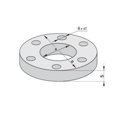 PILANA DISTANČNÍ KROUŽEK 63x30x4,0 mm