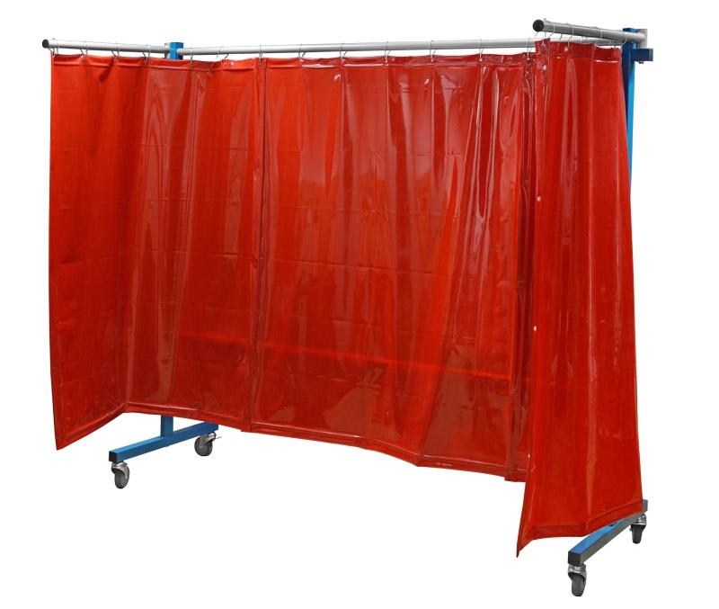 OCHRANNÁ ZÁSTĚNA TRANSFLEX SCHWEISSKRAFT , TMAVĚ ZELENÁ 3700 x 1950 MM