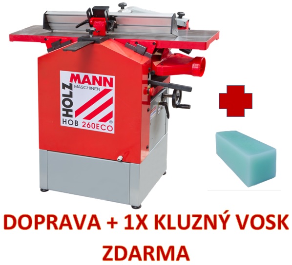 KOMBINACE SROVNÁVACÍ A TLOUŠŤKOVACÍ FRÉZKA HOLZMANN HOB 260ECO - 400V