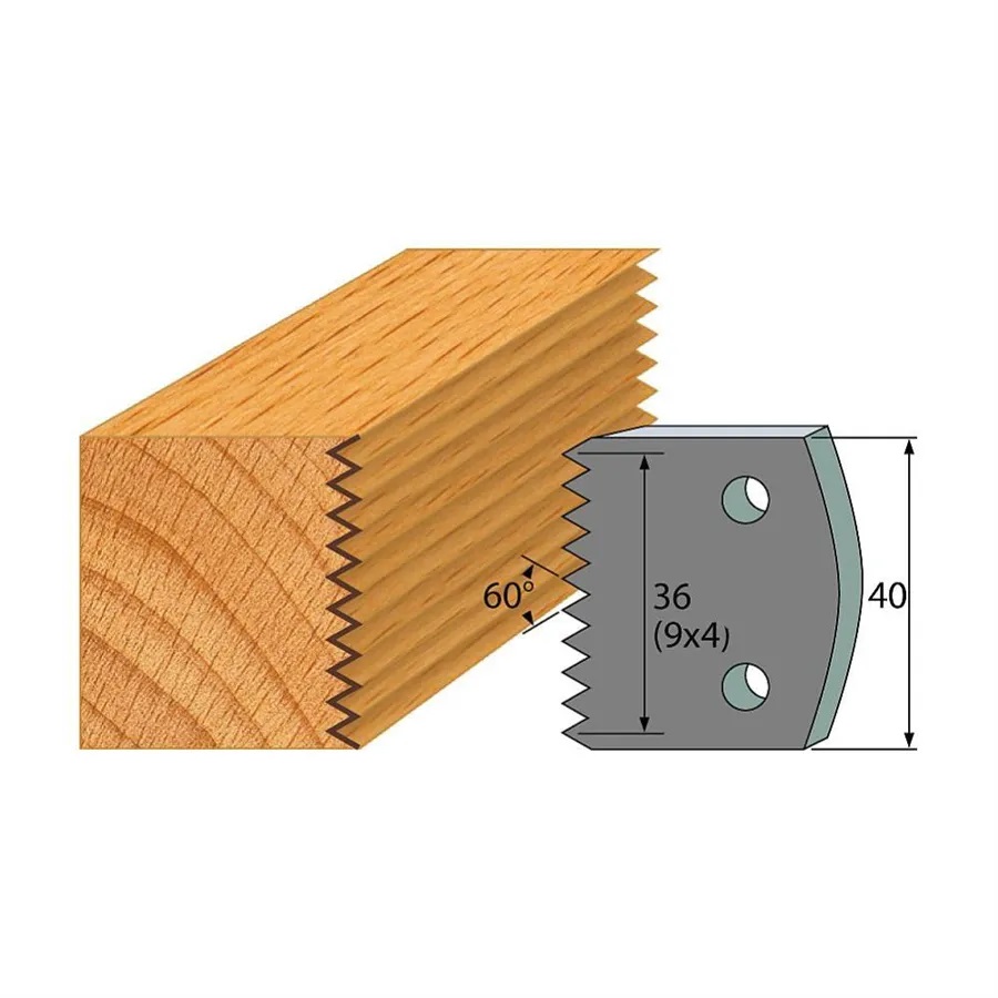 Omezovače 40x4 mm, profil 117 (pár)