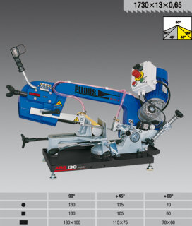 PILOUS ARG 130 SUPER TK PÁSOVÁ PILA NA KOV (230V)