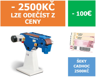 METALLKRAFT MBSM150-200-2 PÁSOVÁ BRUSKA NA KOV