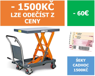 UNICRAFT FHT500 NŮŽKOVÝ ZVEDACÍ STŮL