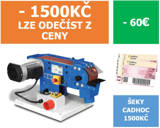 METALLKRAFT MBSM100-130-2 PÁSOVÁ BRUSKA NA KOV