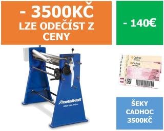 METALLKRAFT RBM1000-20 ECO RUČNÍ ZAKRUŽOVAČKA PLECHU