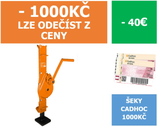UNICRAFT SW100 HŘEBENOVÝ ZVEDÁK