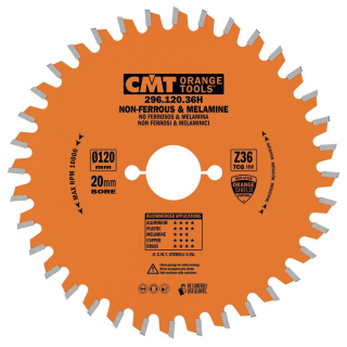 CMT SK pilový kotouč D120x1,8xd20 36TFZN (LAMINO, PLAST, HLINÍK)