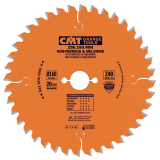 CMT SK pilový kotouč D190x2,8xd20 40TFZN (LAMINO, PLAST, HLINÍK)