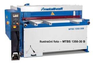 METALLKRAFT MTBS1540-40B ELEKTRICKÉ NŮŽKY NA PLECH S PROGRAMOVAT. ZADNÍM DORAZEM