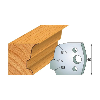 Profilové nože 40x4 mm, profil 064 (pár)