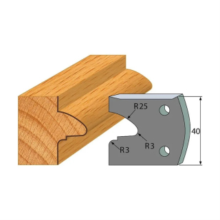 Omezovače 40x4 mm, profil 078 (pár)