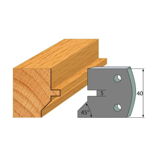 Omezovače 40x4 mm, profil 083 (pár)