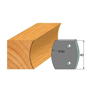 Omezovače 40x4 mm, profil 087 (pár)