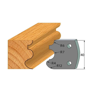 Omezovače 40x4 mm, profil 088 (pár)