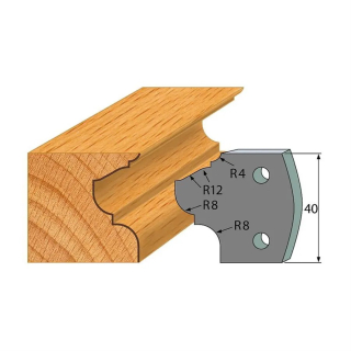 Omezovače 40x4 mm, profil 089 (pár)