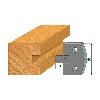 Omezovače 40x4 mm, profil 091 (pár)