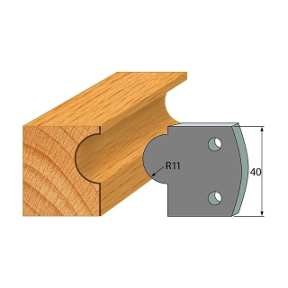 Omezovače 40x4 mm, profil 093 (pár)