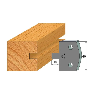 Omezovače 40x4 mm, profil 094 (pár)