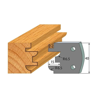 Omezovače 40x4 mm, profil 096 (pár)