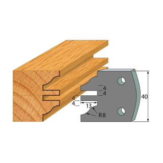 Omezovače 40x4 mm, profil 097 (pár)