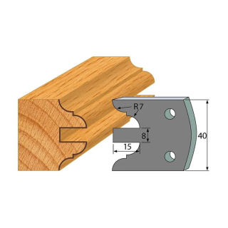 Omezovače 40x4 mm, profil 098 (pár)