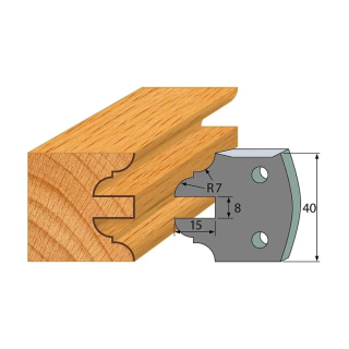 Omezovače 40x4 mm, profil 099 (pár)