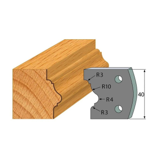 Omezovače 40x4 mm, profil 102 (pár)