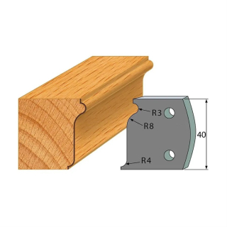 Omezovače 40x4 mm, profil 110 (pár)