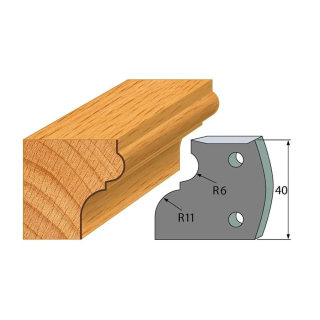 Omezovače 40x4 mm, profil 111 (pár)