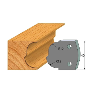 Omezovače 40x4 mm, profil 115 (pár)