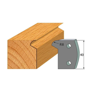 Omezovače 40x4 mm, profil 116 (pár)