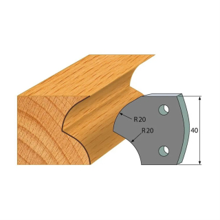 Omezovače 40x4 mm, profil 120 (pár)