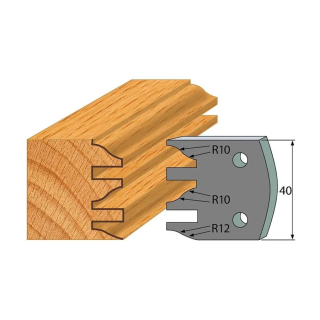 Omezovače 40x4 mm, profil 124 (pár)