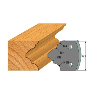 Omezovače 40x4 mm, profil 126 (pár)