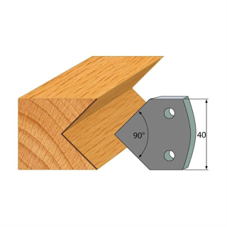 Omezovače 40x4 mm, profil 127 (pár)