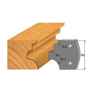 Omezovače 40x4 mm, profil 129 (pár)