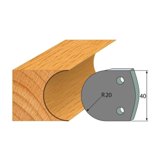 Omezovače 40x4 mm, profil 131 (pár)