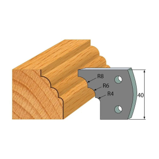 Omezovače 40x4 mm, profil 133 (pár)