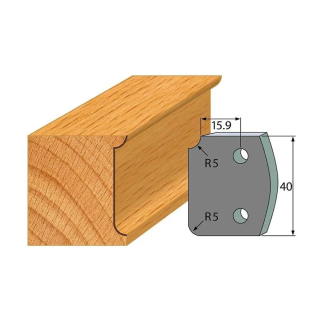 Omezovače 40x4 mm, profil 172 (pár)