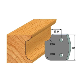 Omezovače 40x4 mm, profil 175 (pár)