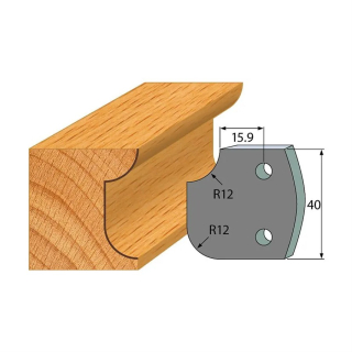 Omezovače 40x4 mm, profil 176 (pár)