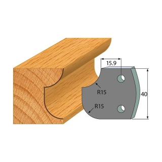 Omezovače 40x4 mm, profil 177 (pár)